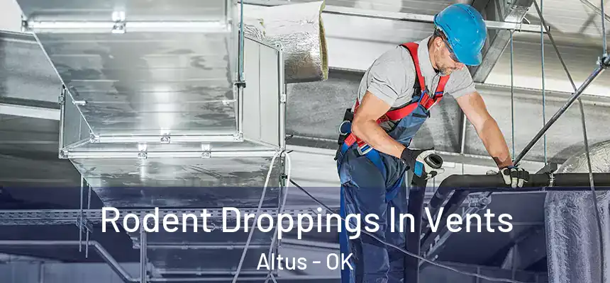  Rodent Droppings In Vents Altus - OK